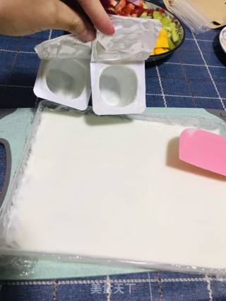 Yogurt Fruit Ice Crunch recipe