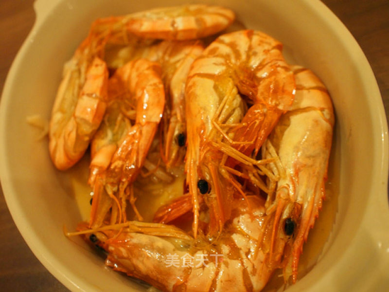 Dried Prawns with Ginger and Garlic recipe