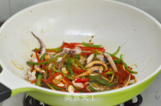 Squid with Double Pepper recipe