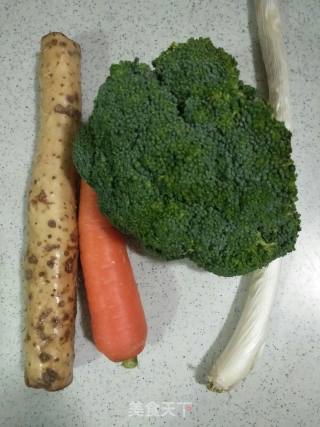 Broccoli Fried Yam recipe