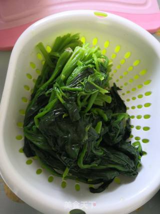 Garlic with Spinach recipe