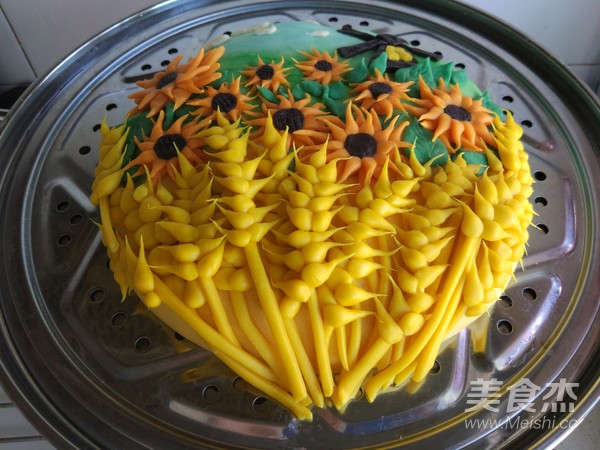 Sunflower Wheat Field Creative Pasta recipe