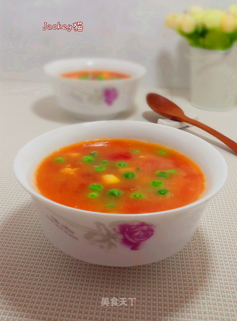 Tomato Pea Soup recipe