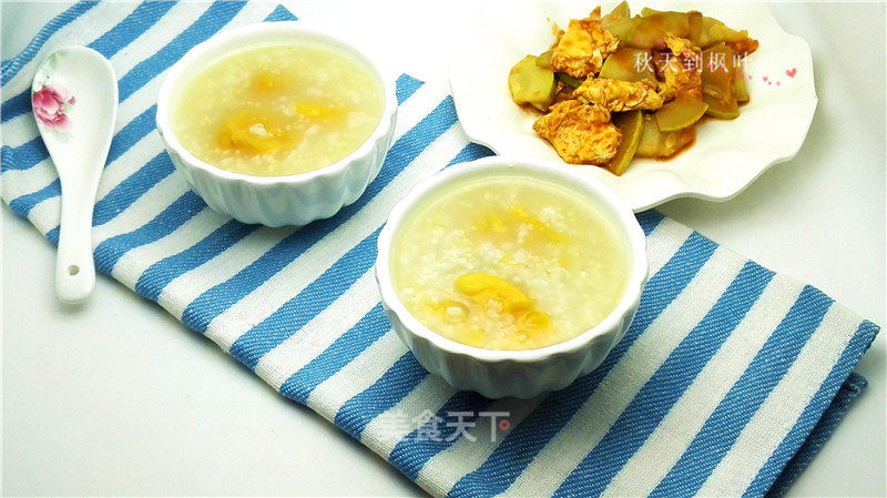 #信之美# Sweet Potato Two Rice Porridge recipe