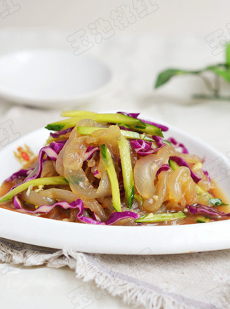 Cold Jellyfish and Purple Cabbage recipe