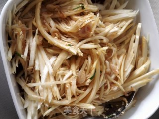 Shrimp Skins Mixed with Rice White Silk recipe