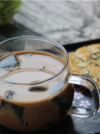 Burning Herbal Milk Tea recipe