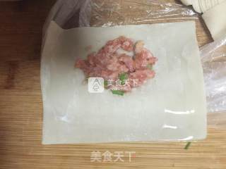 Fried Wonton with Egg Crust recipe