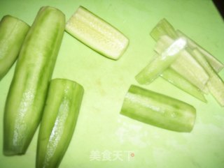 Fried and Sour Melon Strips recipe