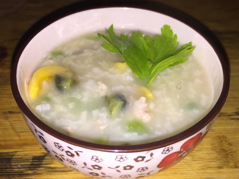 Minimal Congee with Preserved Egg and Lean Pork recipe