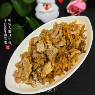 Stir-fried Pork with Mustard recipe