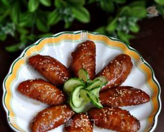 [the Enjoyment of Cooking---daxi Big Barbecue Sauce] Trial Report---sauce-flavored Grilled Wings recipe