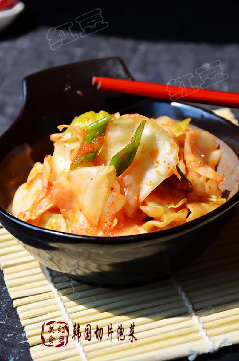 Korean Sliced Spicy Cabbage recipe