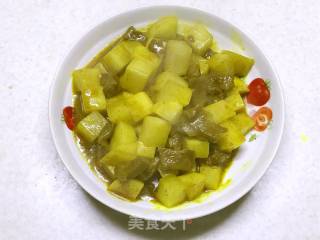 Beef with Curry Radish recipe