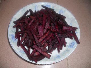 Candied Purple Sweet Potato Strips recipe