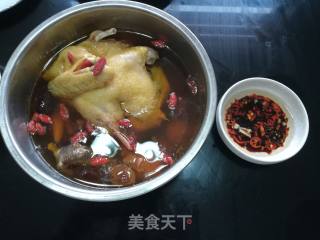 Stewed Chicken with Red Dates and Longan recipe