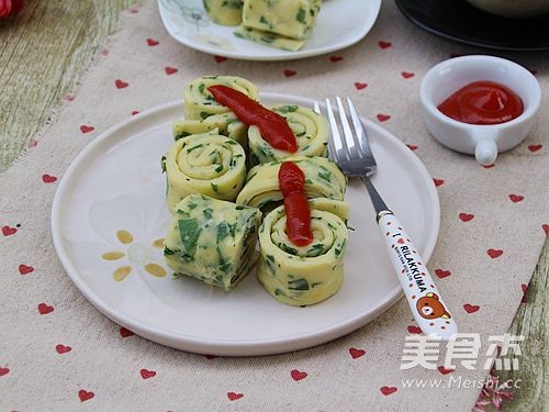 Celery Leaf Omelette recipe