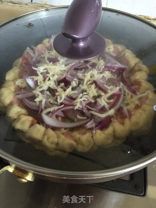 Shrimp Crispy Intestine Pizza recipe