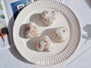 Seaweed and Ham Rice Balls (how to Eat Leftover Rice in A Tricky Way) recipe