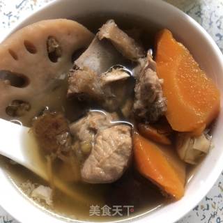 Lotus Root and Mung Bean Bone Soup, Great 🎉 recipe