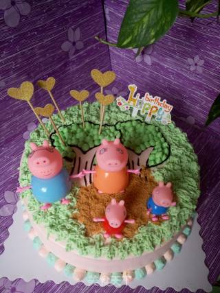 #柏翠大赛#little Pig Peggy's Birthday Cake recipe