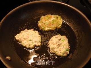 Pan-fried Mixed Vegetable Cake recipe