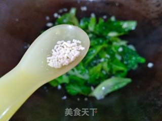#家常菜#lard and Garlic Lettuce recipe