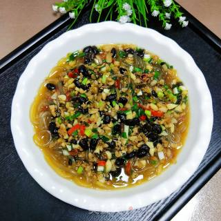 Braised Vermicelli with Minced Meat and Tempeh recipe