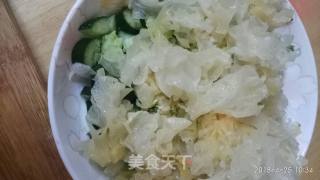 "salad" Cucumber and Red Cabbage Salad recipe