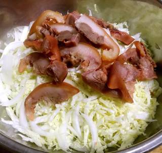 #凉饭菜#bai Caitou Meat recipe