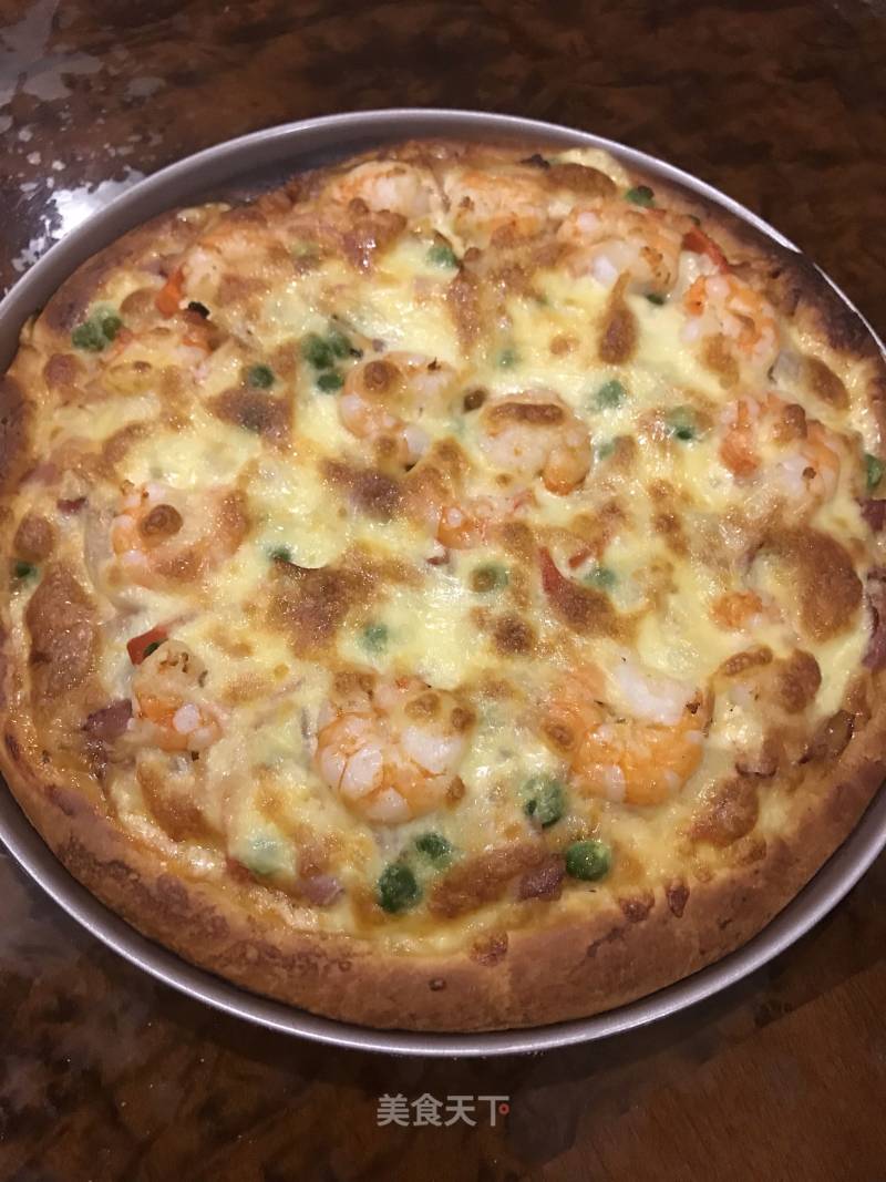 Shrimp and Bacon Pizza recipe