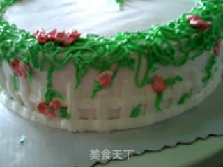 Decorated Cake: Spring recipe