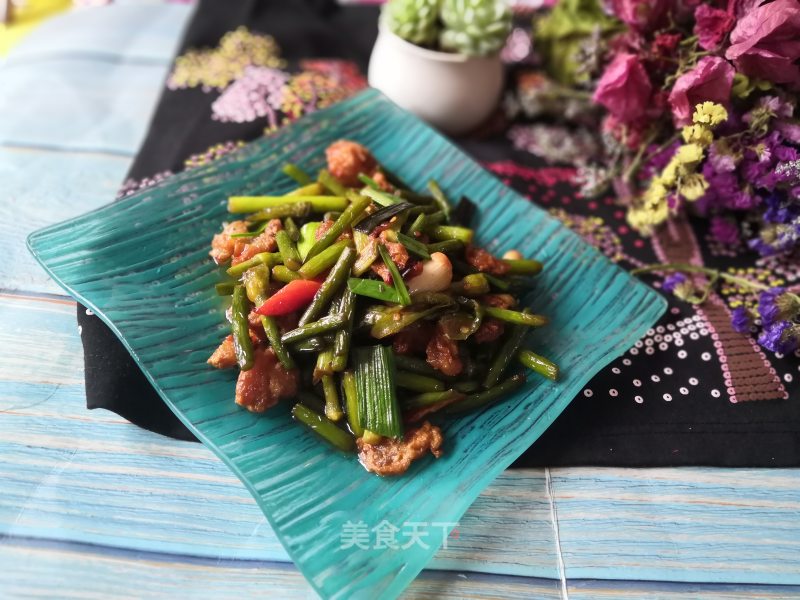 Stir-fried Garlic Moss with Oil Pile recipe