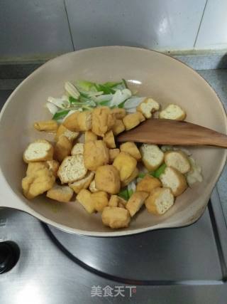 Stir-fried Broccoli with Tofu recipe