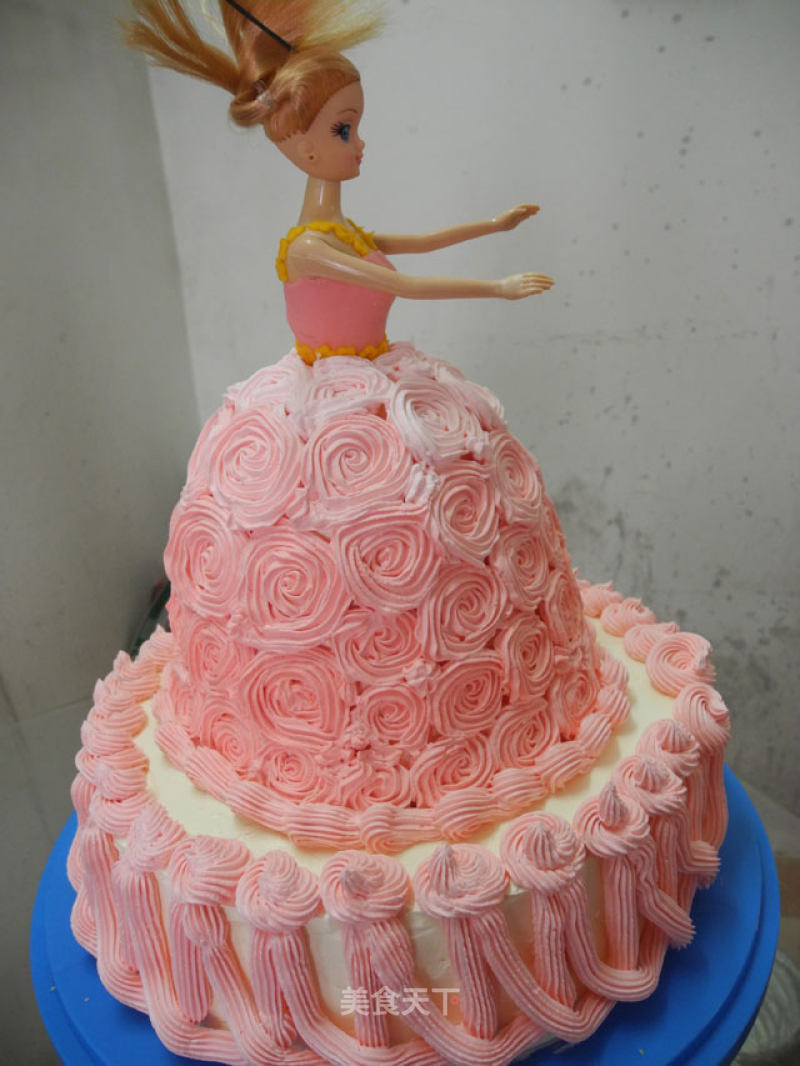 Gradient Barbie Cake recipe