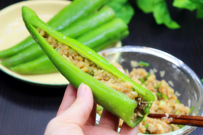 Fried Stuffed Peppers recipe
