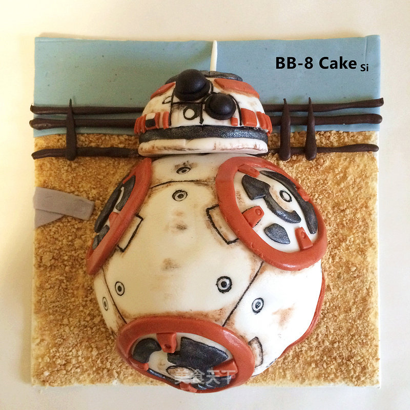 #aca烤明星大赛#star Wars Bb8 Cake recipe