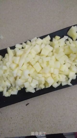 Diced Potatoes with Fungus recipe