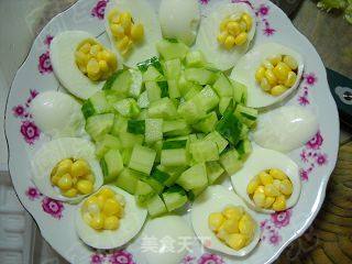 Cucumber Corn Egg Salad recipe