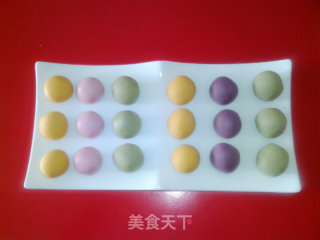 Haocaitou Colorful Glutinous Rice Balls recipe