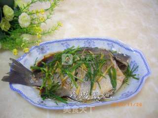 Steamed Pearl Spots recipe