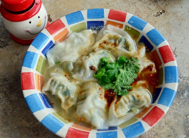 Wolfberry Miao Lamb Wonton recipe