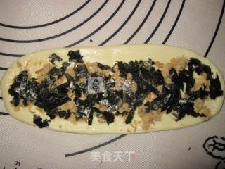 #aca烤明星大赛#seaweed Pork Floss Bread recipe