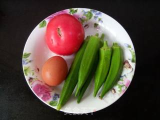 Okra Tomato Egg Soup recipe