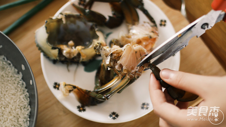 This Step is The Key to Cooking Crab Porridge that Will "flower" recipe