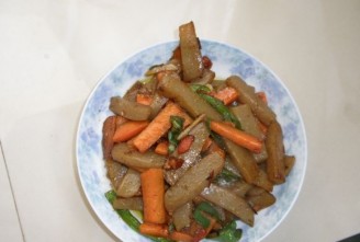 Fried Konjac recipe