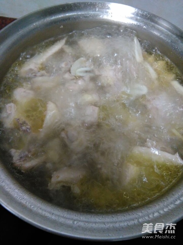 Oyster Boiled Chicken Soup recipe