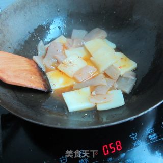 Spicy Two-color Tofu recipe