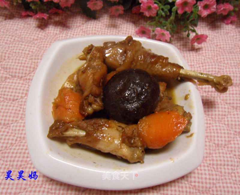 Stewed Chicken with Mushrooms recipe