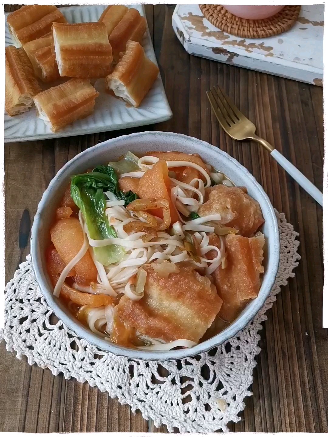 Tomato Fritters Noodles
